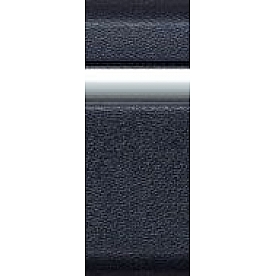 Cowles Products Side Molding - Black And Silver PVC Plastic Chrome Plated - 38220