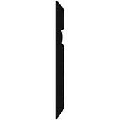 Cowles Products Side Molding - Black And Silver PVC Plastic Chrome Plated - 38234