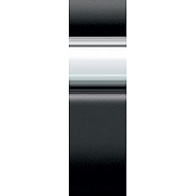 Cowles Products Side Molding - Black And Silver PVC Plastic Chrome Plated - 38260