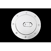 Paramount Automotive Fuel Door Cover - Triple Chrome Plated Silver ABS Plastic - 662007