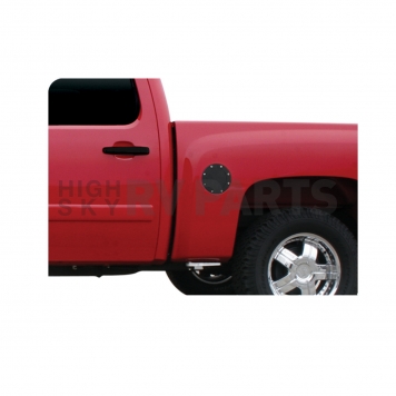 Bully Truck Fuel Door Cover - Powder Coated Black Aluminum - BBS2331-2