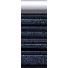 Cowles Products Side Molding - Black And Silver PVC Plastic Chrome Plated - 38350