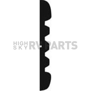 Cowles Products Side Molding - Black PVC Plastic Matte - 38362
