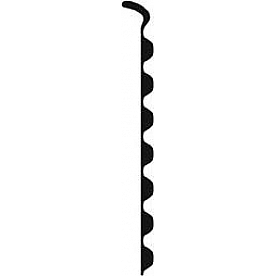 Cowles Products Running Board Pad Black PVC Plastic - 38065