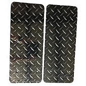 Owens Products Running Board Mud Flap Silver Aluminum - C8000RSG