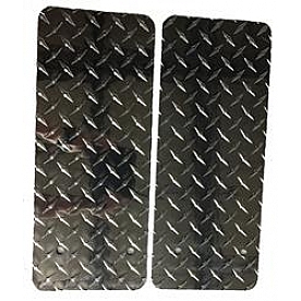 Owens Products Running Board Mud Flap Silver Aluminum - C8000RSG