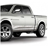 MOSSY OAK Vehicle Wrap Graphics - Rocker Panel Mossy Oak Winter Brush Pattern - 10007SSWB