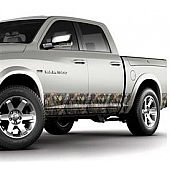 MOSSY OAK Vehicle Wrap Graphics - Rocker Panel Mossy Oak Break-Up Pattern - 10007TLBU