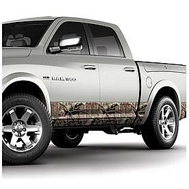 MOSSY OAK Vehicle Wrap Graphics - Rocker Panel Mossy Oak Break-Up Infinity Pattern - 10007TMBI
