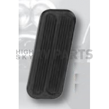 Lokar Performance Accelerator Pedal Pad - Aluminum Black - XBAG6157