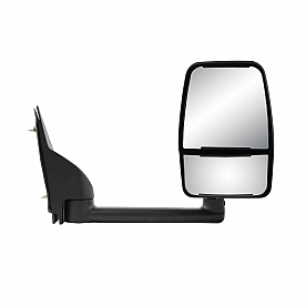 K-Source Exterior Mirror Manual OEM Black Single - 62169G