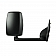 K-Source Exterior Mirror Manual OEM Black Single - 62169G