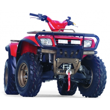 Warn Bumper 1-Piece Design Steel Black - 72539-1