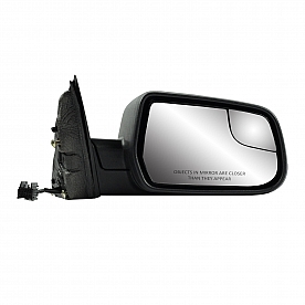 K-Source Exterior Mirror Manual OEM Black Single - 62171G