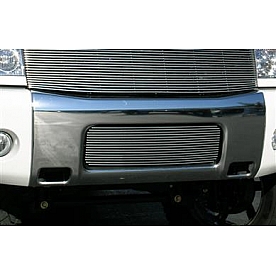 T-Rex Truck Products Bumper Grille Insert Horizontal Bar Polished Silver Billet Aluminum - 25780