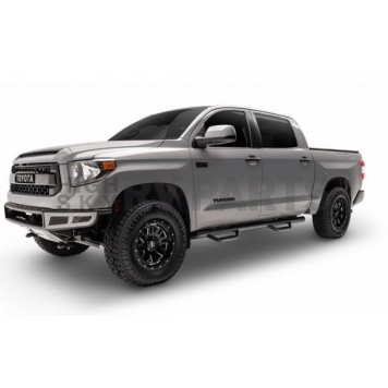 N-Fab Nerf Bar - Truck Wheel to Wheel Black Matte Textured Powder Coated Steel Round - F1797QCTX-2