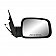 K-Source Exterior Mirror Manual OEM Black Single - 62183G