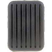 Help! By Dorman Brake Pedal Pad - Rubber Black OE Replacement - 20743