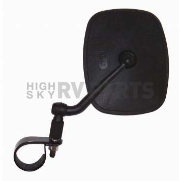CIPA USA Exterior Mirror Rectangular Manual Black Single - 01137-1