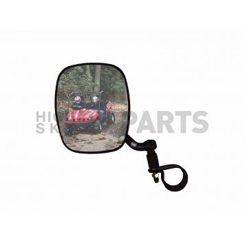 CIPA USA Exterior Mirror Rectangular Manual Black Single - 01137-2