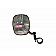 CIPA USA Exterior Mirror Rectangular Manual Black Single - 01137