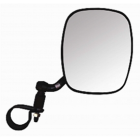 CIPA USA Exterior Mirror Rectangular Manual Black Single - 01138