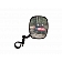 CIPA USA Exterior Mirror Rectangular Manual Black Single - 01138