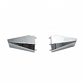Rugged Ridge Bumper End Polished Silver Stainless Steel - 1154019