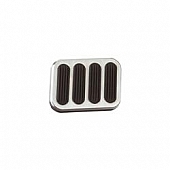 Lokar Performance Brake Pedal - Natural Aluminum - BFG6013