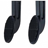 Lokar Performance Brake and Clutch Pedal Assembly - Black Alloy Steel - XBCA9507
