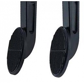 Lokar Performance Brake and Clutch Pedal Assembly - Black Alloy Steel - XBCA9507