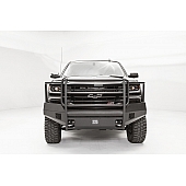 Fab Fours Bumper Premium 1-Piece Design Steel Black - CS16R38601