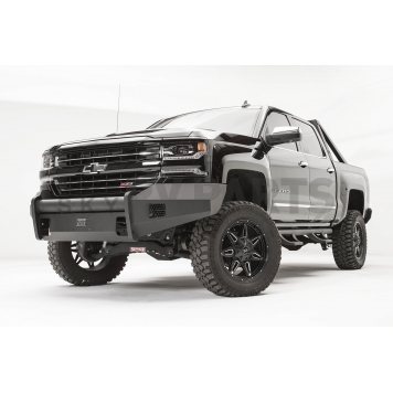 Fab Fours Bumper Premium 1-Piece Design Steel Black - CS16R38611-1