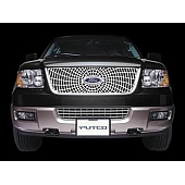 Putco Grille Insert - Polished Aluminum Rectangular - 303106