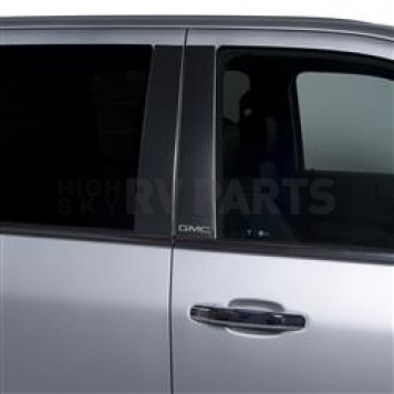 Putco Body Pillar Cover -  Stainless Steel Black Set of 4 - 02669BPGM2