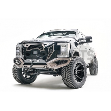 Fab Fours Bumper Vengeance 1-Piece Design Steel Natural - FS17V4162B-1