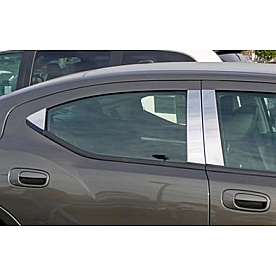 TFP (International Trim) Body Pillar Cover - Polished Stainless Steel Silver Set of 6 - 27005PPT
