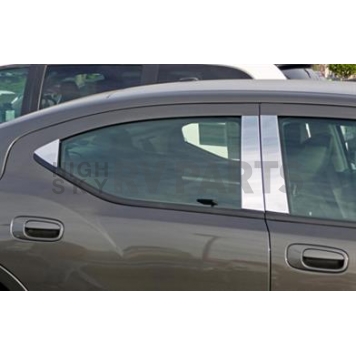 TFP (International Trim) Body Pillar Cover - Polished Stainless Steel Silver Set of 6 - 27005PPT