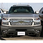 Putco Grille Insert - Polished Aluminum Rectangular - 303111