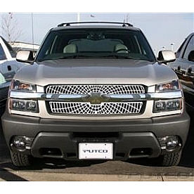 Putco Grille Insert - Polished Aluminum Rectangular - 303111