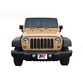 TFP (International Trim) Grille Insert - Mesh Oval ABS Plastic Black Gloss - 68806GIB
