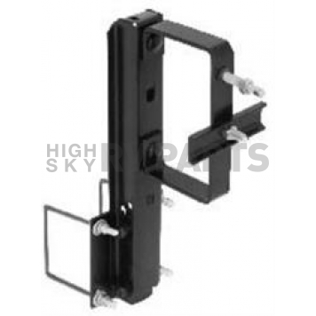 Brophy Spare Tire Carrier 4 Inch Square Bumper Mount Powder Coated Black - RMTC