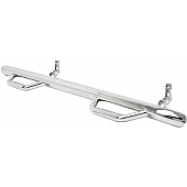 Smittybilt Nerf Bar - Truck Wheel to Wheel Stainless Steel Round 3 Inch - C9989QCSS