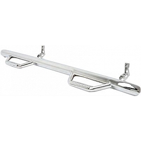 Smittybilt Nerf Bar - Truck Wheel to Wheel Stainless Steel Round 3 Inch - C9989QCSS