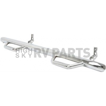 Smittybilt Nerf Bar - Truck Wheel to Wheel Stainless Steel Round 3 Inch - C9989QCSS