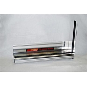 Owens Products Running Board - Truck Wheel To Wheel Black Powder Coated Aluminum - OC74106B