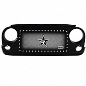 RBP (Rolling Big Power) Grille Insert - Black Stainless Steel Rectangular - 261483NDX1