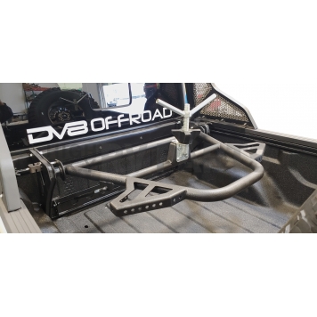 DV8 Offroad Spare Tire Carrier Black Truck Bed Mount - TCGL01-1