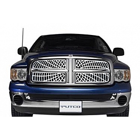 Putco Grille Insert - Polished Aluminum Rectangular - 303134