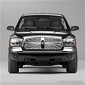 Putco Grille Insert - Polished Aluminum Rectangular - 303136